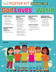 God Loves the World - Fall Elementary Curriculum Poster Packet cover